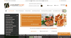 Desktop Screenshot of legourmetdunet.com